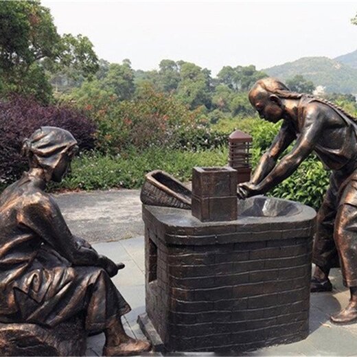 重庆制茶人物雕塑生产厂家,制茶过程雕塑